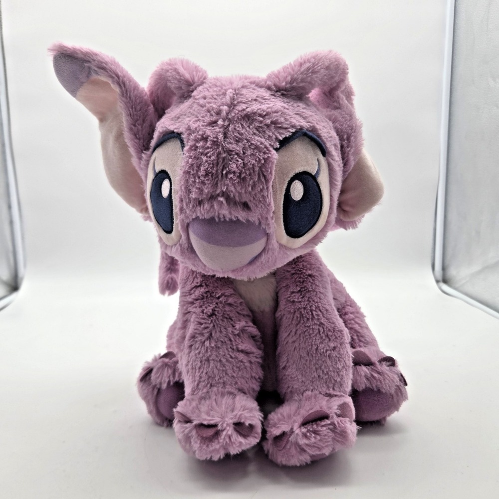 Disney Store ANGEL 15" Plush Toy Lilo & Stitch Stuffed Pink Alien